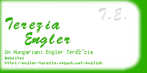 terezia engler business card